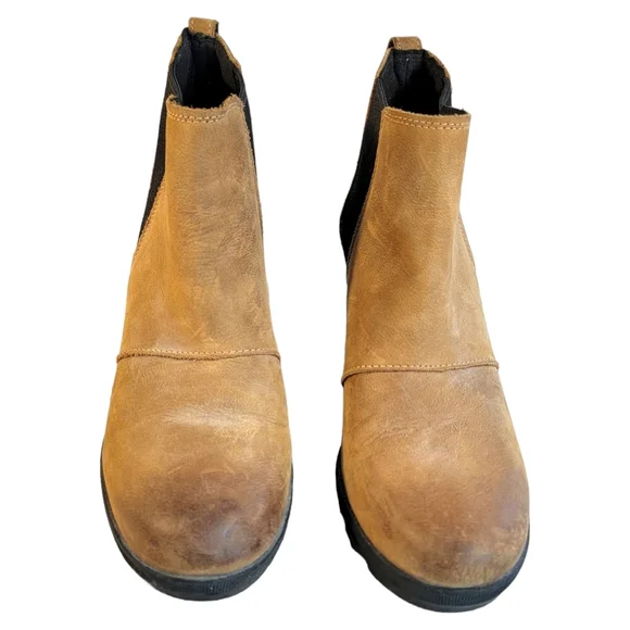 Sorel Womens Joan Of Arctic Wedge II Chelsea  Elk Ankle Boots Women's Size 8.5 - Picture 4 of 10